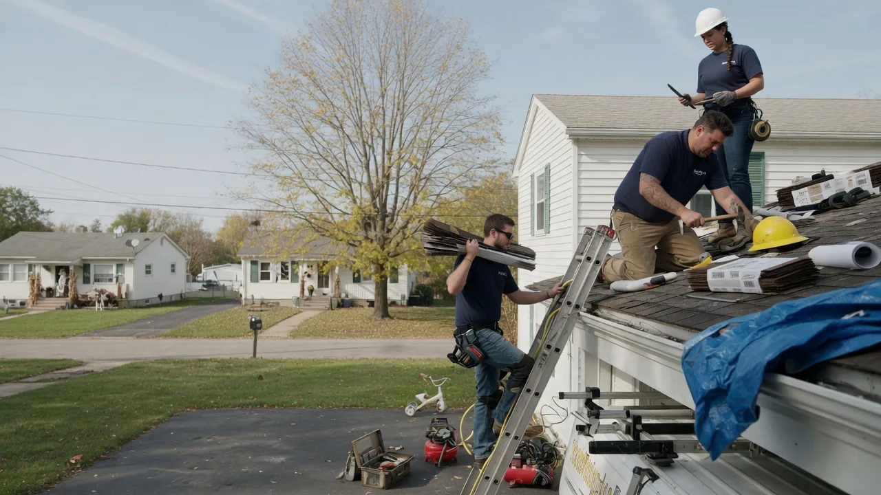 Local Roofing Contractors in Broadlands, IL near me
